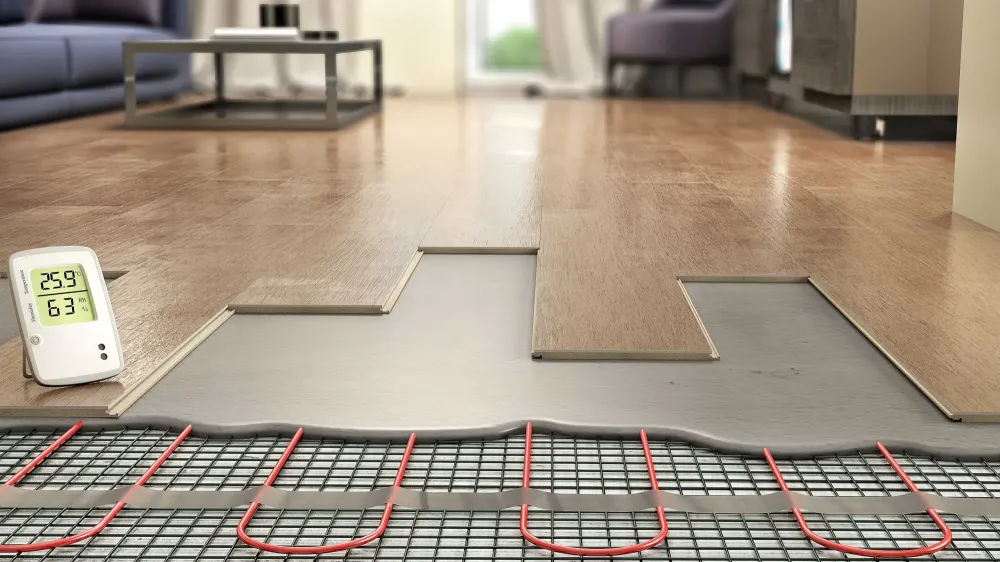 plancher chauffant controlable